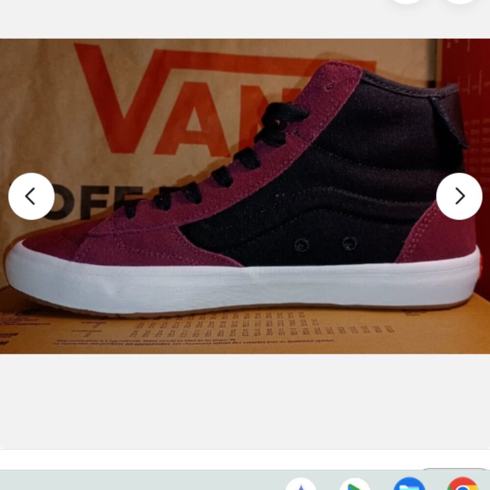 Rare Vans THE LIZZIE Port/Black Men's 8.5/Women's 10 VN0A4BX102Y